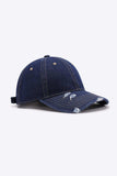 Distressed Adjustable Baseball Cap - Trendsi - Flyclothing LLC