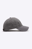 Distressed Adjustable Baseball Cap - Trendsi - Flyclothing LLC