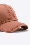 Distressed Adjustable Baseball Cap - Trendsi - Flyclothing LLC