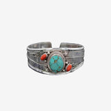 Turquoise Open Bracelet - Trendsi - Flyclothing LLC