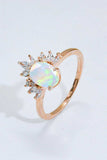 Best Of Me 925 Sterling Silver Opal Ring - Trendsi - Flyclothing LLC