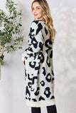 BiBi Leopard Open Front Cardigan - Trendsi - Flyclothing LLC