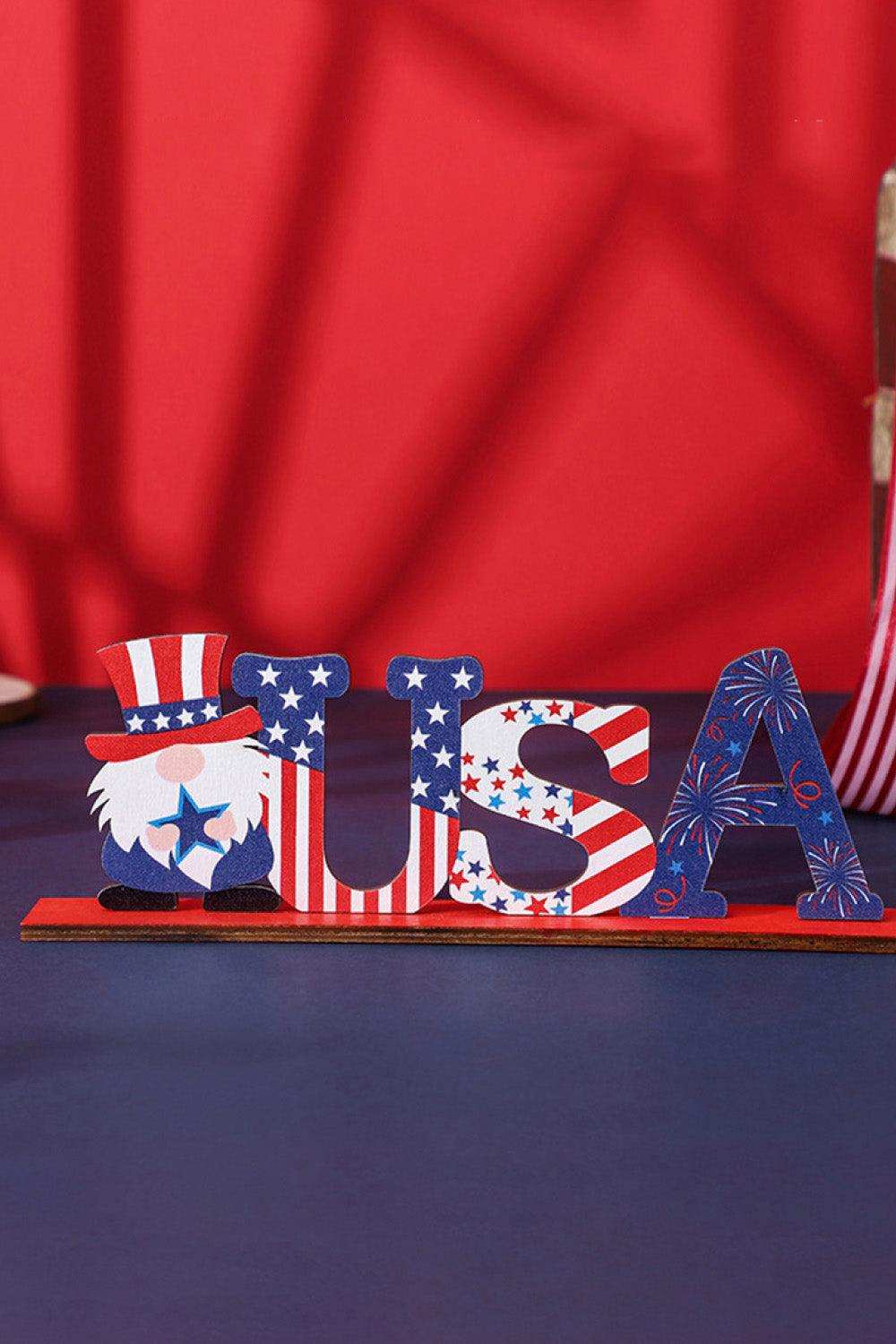 Independence Day Wood Decorative Ornament - Trendsi - Flyclothing LLC