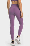 V-Waist Yoga Leggings with Pockets - Trendsi - Flyclothing LLC