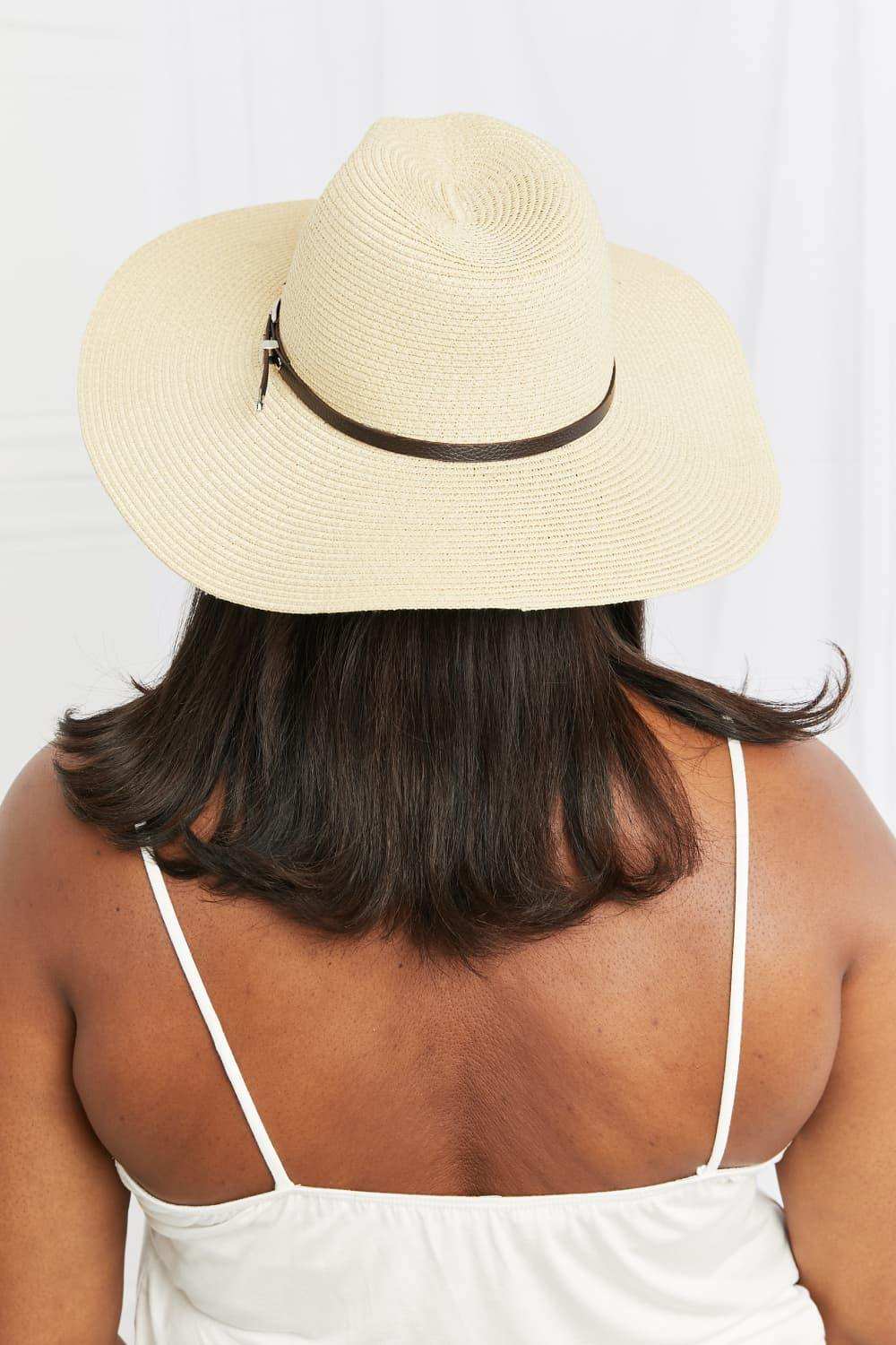 Fame Boho Summer Straw Fedora Hat - Trendsi - Flyclothing LLC