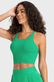 Crisscross Back Ladder Detail Sports Bra - Trendsi - Flyclothing LLC