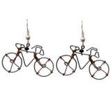Wire Bicycle Earrings - Creative Alternatives - Creative Alternatives - Flyclothing LLC