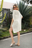 Openwork Side Slit Cover-Up Dress - Trendsi - Flyclothing LLC
