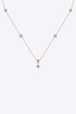 Moissanite 925 Sterling Silver Necklace - Trendsi - Flyclothing LLC