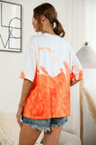 Tie-Dye Round Neck Tee Shirt - Trendsi - Flyclothing LLC