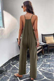 Pocketed Spaghetti Strap Overalls - Trendsi - Flyclothing LLC