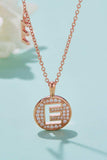 Moissanite A to J Pendant Necklace - Trendsi - Flyclothing LLC