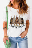MERRY CHRISTMAS Graphic T-Shirt - Trendsi - Flyclothing LLC