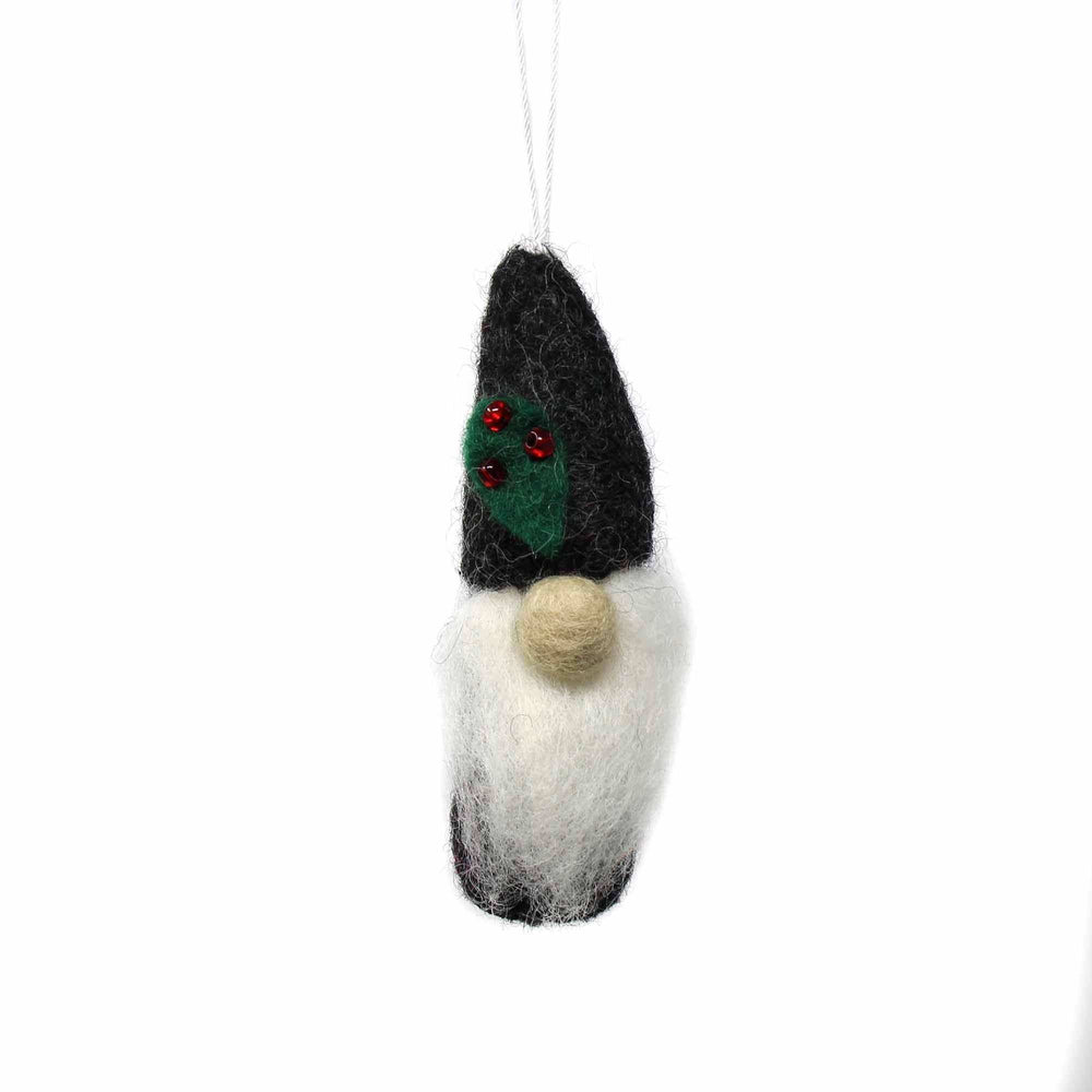 Christmas Gnome Felt Ornaments, Set of 3 - Global Groove Direct - Flyclothing LLC