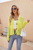 Raglan Sleeve Button Front Cardigan - Trendsi - Flyclothing LLC