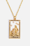 Tarot Card Pendant Stainless Steel Necklace - Trendsi - Flyclothing LLC