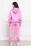 Drop Shoulder Long Sleeve Hoodie and Pants Set - Trendsi - Flyclothing LLC
