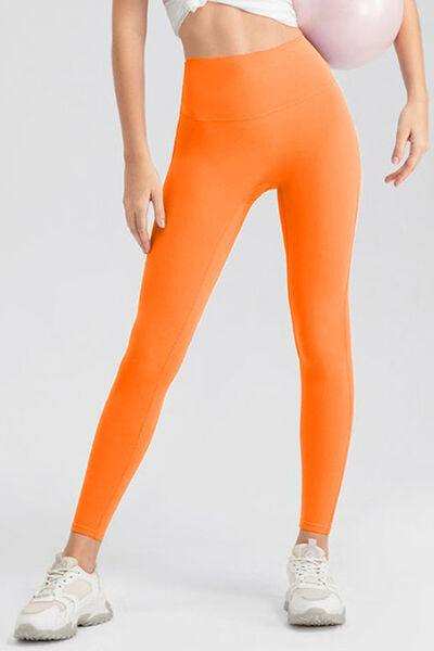 High Waist Skinny Active Pants - Trendsi - Flyclothing LLC