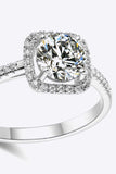 1 Carat Moissanite Zircon Ring - Trendsi - Flyclothing LLC
