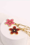 Flower Pendant Stainless Steel Necklace - Trendsi - Flyclothing LLC