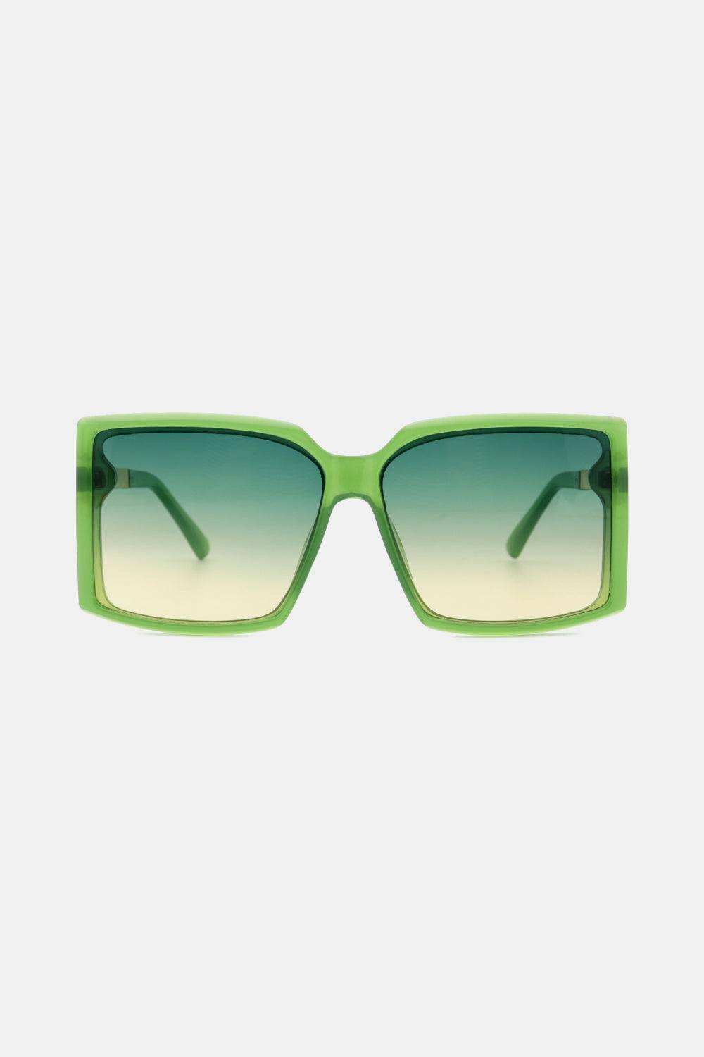 Polycarbonate Frame Square Sunglasses - Trendsi - Flyclothing LLC