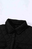 Snap Down Collared Winter Coat - Trendsi - Flyclothing LLC