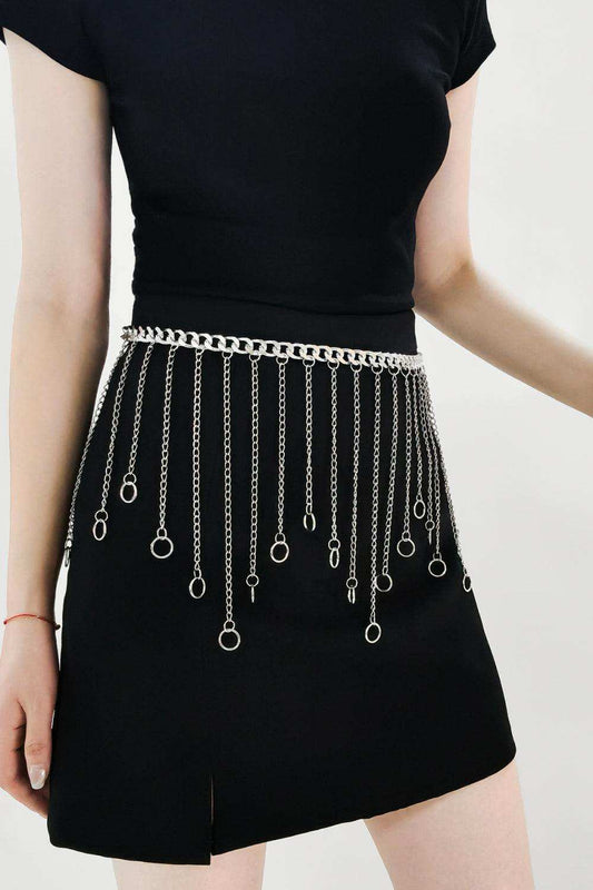 Fringe Chain Alloy Belt - Trendsi - Flyclothing LLC