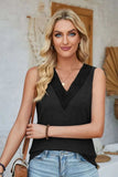 Lace Detail V-Neck Tank - Trendsi - Flyclothing LLC