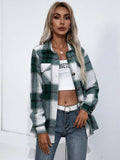 Plaid Button Up Flannel Shirt - Trendsi - Flyclothing LLC