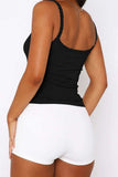 Lace Trim Straight Neck Cami - Trendsi - Flyclothing LLC