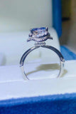 2 Carat Moissanite Contrast 925 Sterling Silver Ring - Trendsi - Flyclothing LLC