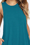 Full Size Round Neck Sleeveless Dress with Pockets - Trendsi - Flyclothing LLC