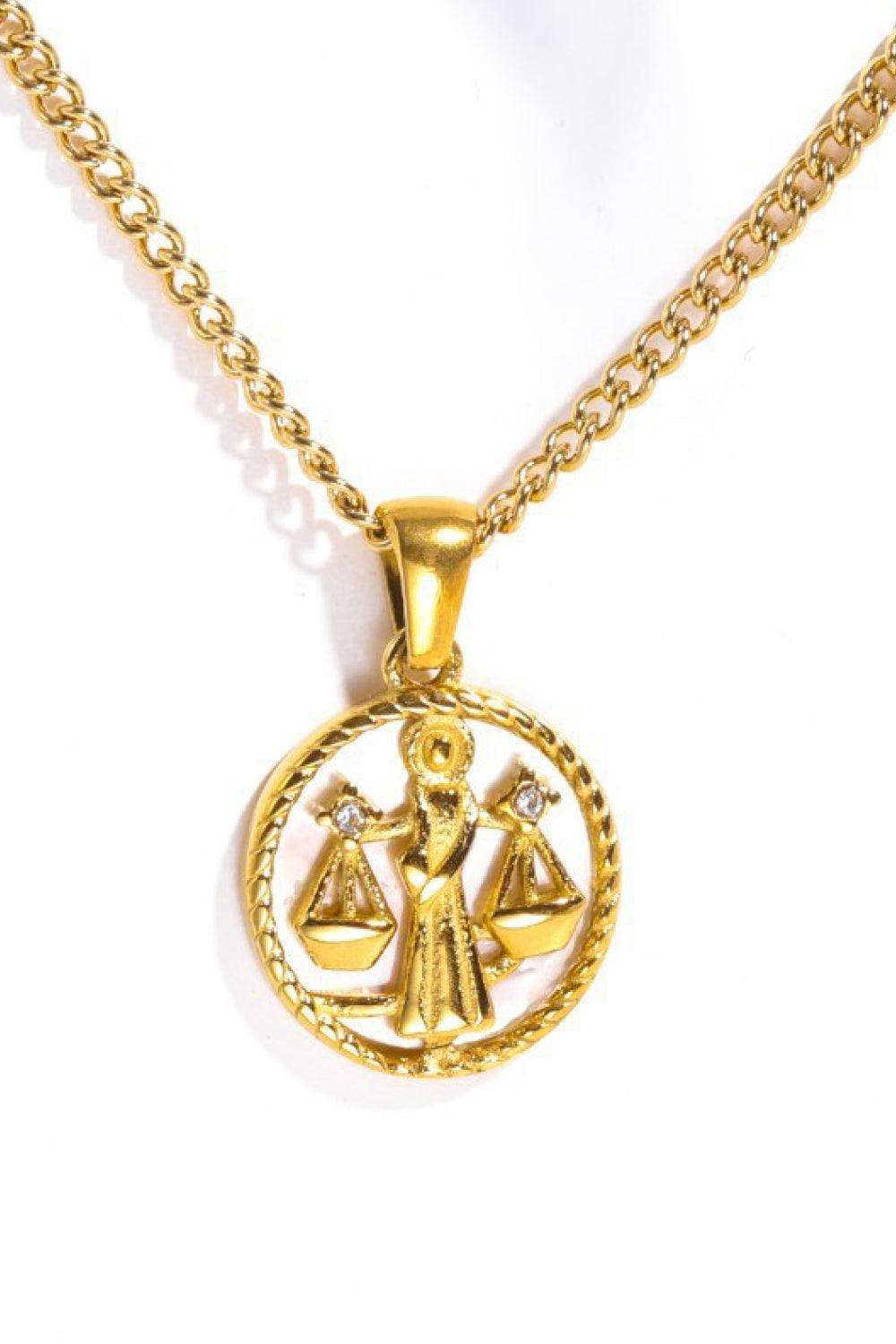 Constellation Pendant Stainless Steel Necklace - Trendsi - Flyclothing LLC