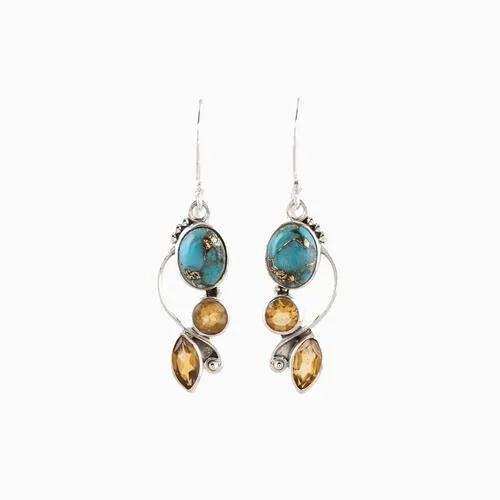 Geometric Alloy Dangle earrings - Trendsi - Flyclothing LLC