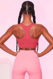Scoop Neck Wide Strap Active Bra - Trendsi - Flyclothing LLC