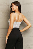 Spaghetti Strap Lace Bodysuit - Trendsi - Flyclothing LLC