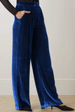 Loose Fit High Waist Long Pants with Pockets - Trendsi - Flyclothing LLC