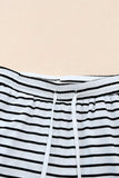 Striped Drawstring Waist Wide Leg Pants - Trendsi - Flyclothing LLC