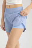 Elastic Waist Active Shorts - Trendsi - Flyclothing LLC