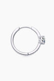 Carry Your Love 1 Carat Moissanite Platinum-Plated Earrings - Trendsi - Flyclothing LLC