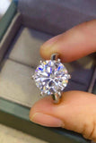 5 Carat Moissanite 6-Prong Ring - Trendsi - Flyclothing LLC