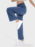 Drawstring Pocketed Active Pants - Trendsi - Flyclothing LLC