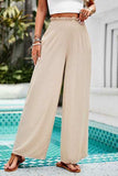 Smocked Wide Leg Pants with Pockets - Trendsi - Flyclothing LLC