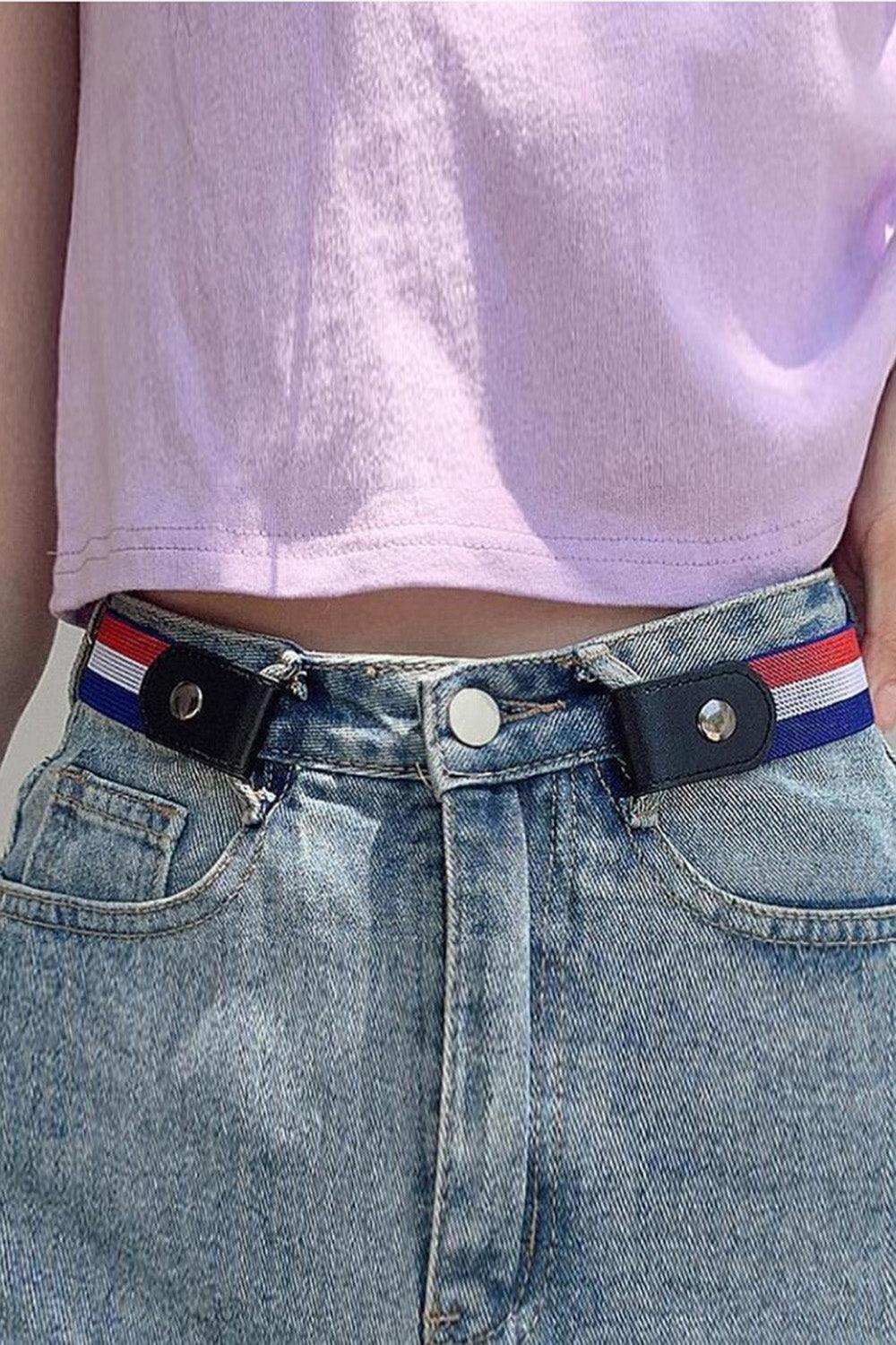 PU Elastic Snap Closure Belt - Trendsi - Flyclothing LLC