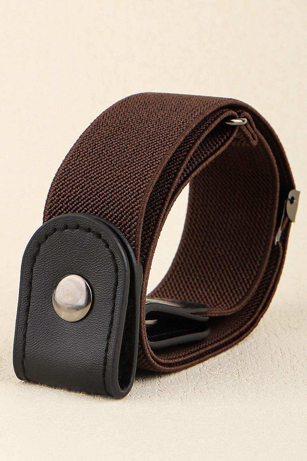 PU Elastic Snap Closure Belt - Trendsi - Flyclothing LLC