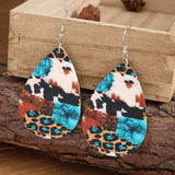 Teardrop Alloy Earrings - Trendsi - Flyclothing LLC
