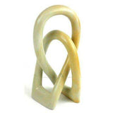 Soapstone Lovers Knot 8 inch Natural Stone - SMOLArt - Flyclothing LLC