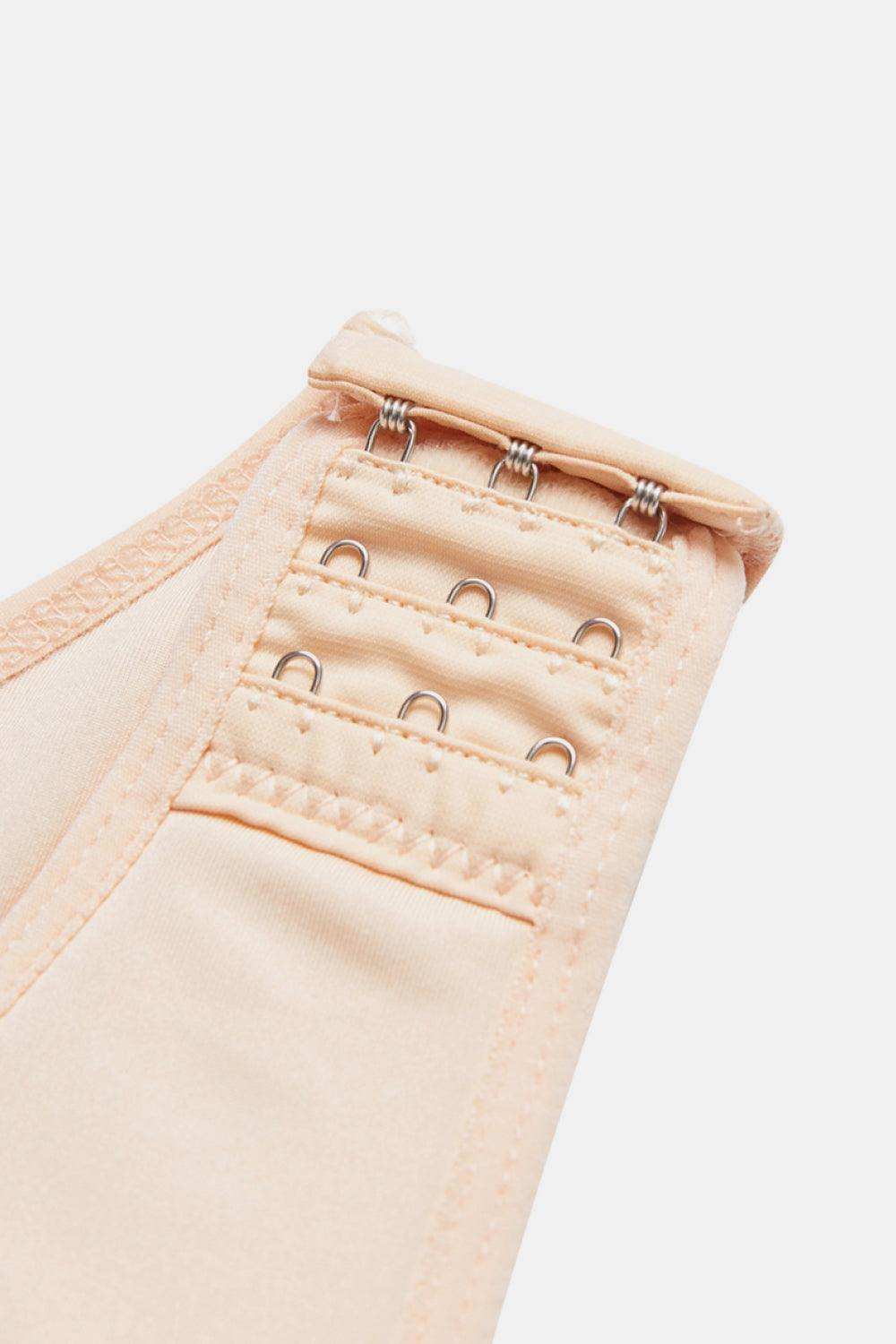 Full Size Lace Trim Shapewear with Zipper - Trendsi - Flyclothing LLC