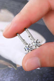 2 Carat Moissanite 925 Sterling Silver Earrings - Trendsi - Flyclothing LLC