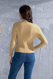 Halter Neck Long Sleeve Sweater - Trendsi - Flyclothing LLC